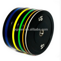 high quality black competition rubber bumper weight plates